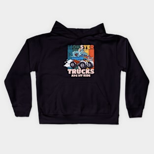 Monster Trucks Are My Ride Kids Hoodie